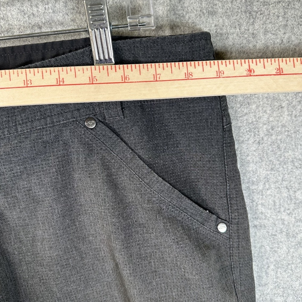 Kuhl Size 38 Mens Shorts Thin Gray Lightweight Zip Flat Front Hiking Pockets - Picture 9 of 12